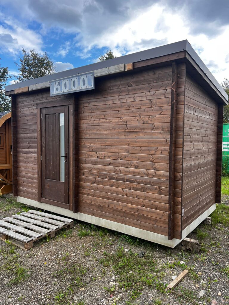 Pirtis KVADRATINĖ 2.5m Ø, 4m ilgio